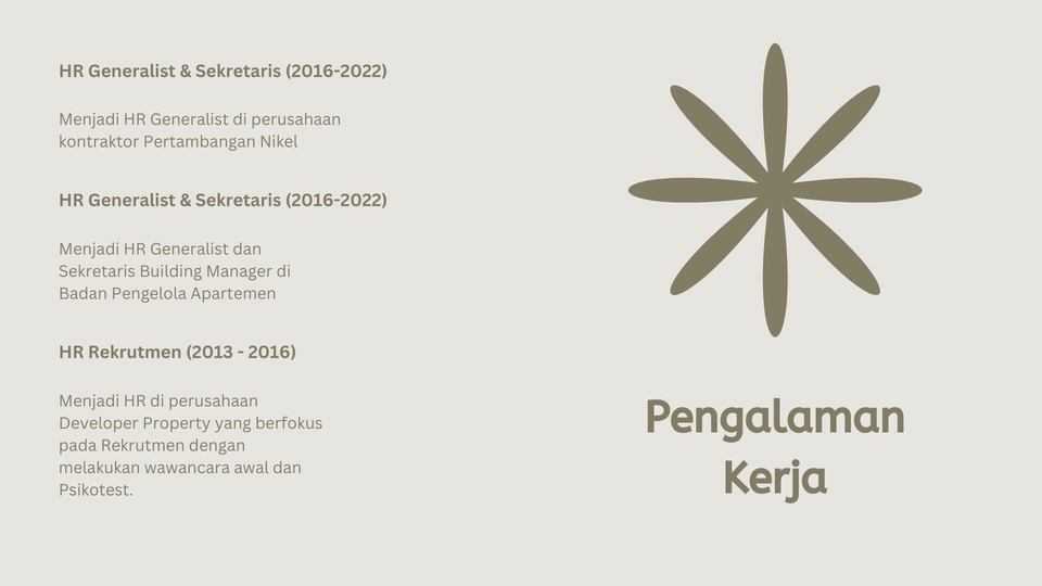 Sumber Daya Manusia - Assistant Human Resource - 5