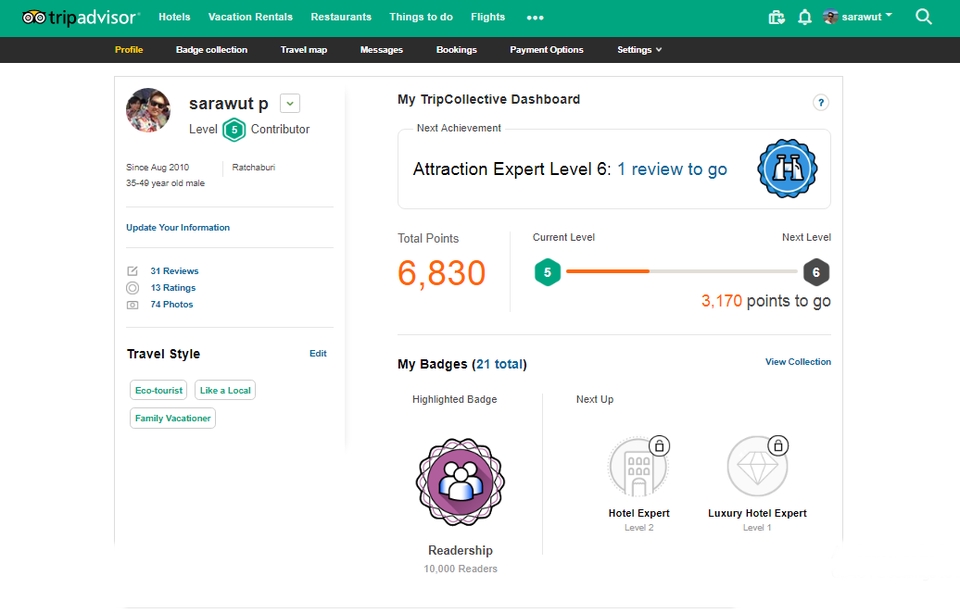 เขียนรีวิว - เพิ่มข้อมูลบนเวป  tripadvisor - 4