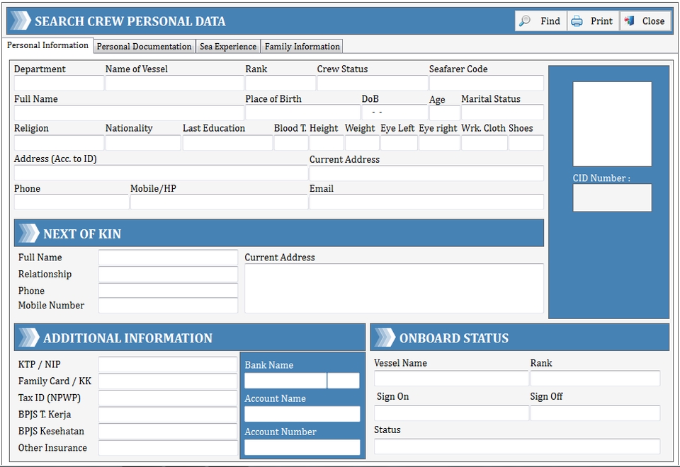 Aplikasi Desktop - Aplikasi Database HRD, Payroll dan Stock Inventory - 5