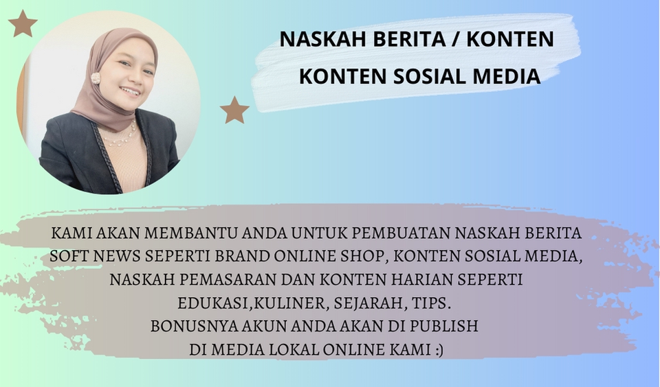 Penulisan Konten - PENULISAN KONTEN NASKAH BERITA SOFT NEWS, EDUKASI, KULINER, PEMASARAN - 3