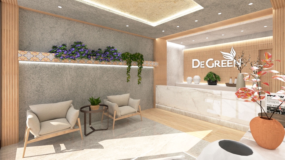 3D & Perspektif - Jasa desain interior 3D & gambar kerja area commercial dan tempat tinggal - 24