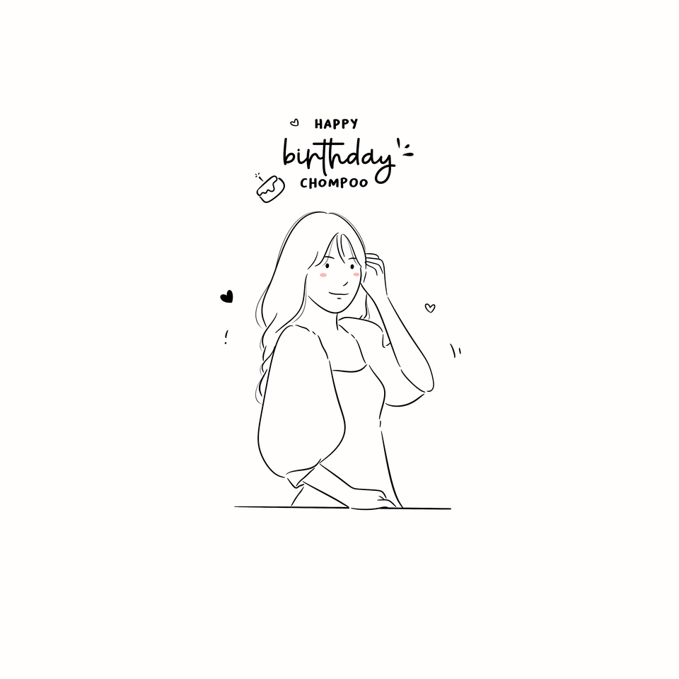 วาดภาพเหมือน Portrait - รับวาดภาพมินิมอล สไตล์ลายเส้น - 23