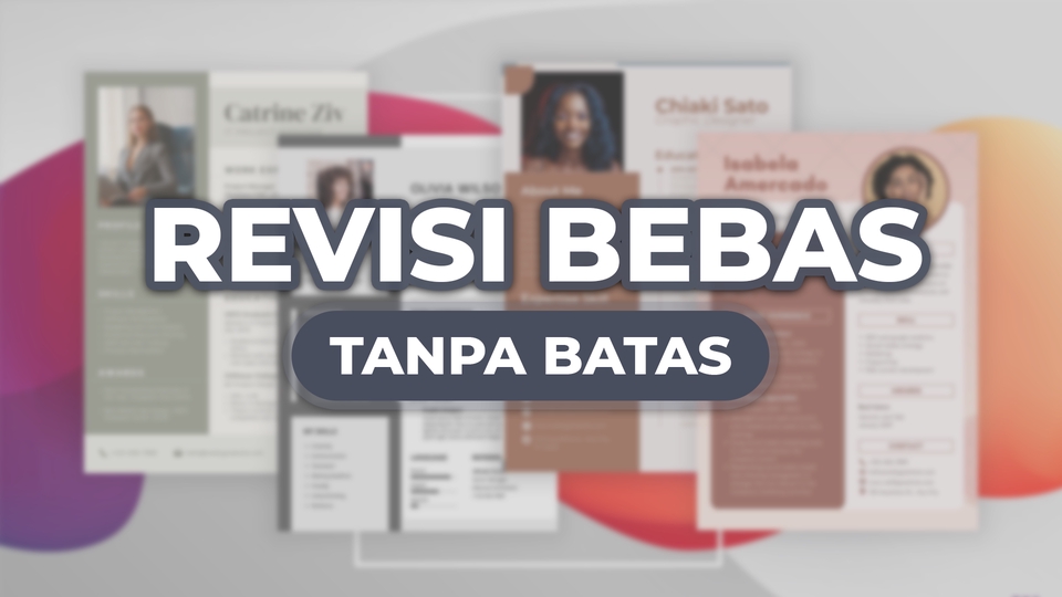 Portfolio & Resume - Desain CV, Resume & Portfolio Revisi Unlimited, Modern & Professional - 5