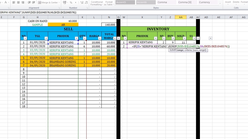 Entri Data - Olah Data Microsoft Excel Profesional - 1