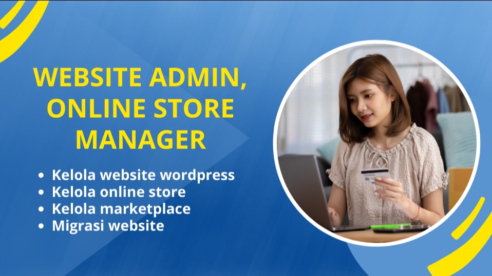 Admin Web & Page - Jasa Admin Kelola Website, Wordpress, E-commerce & Marketplace Shopee/Tokopedia - 1