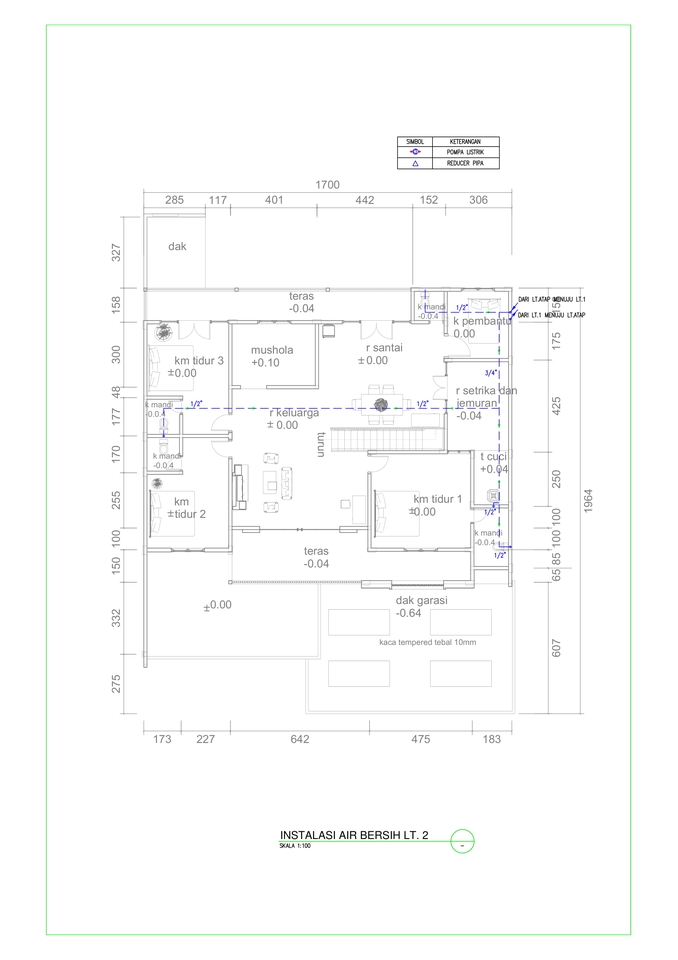 CAD Drawing - Jasa Desain Gambar Rumah & Gambar Instalasi Mekanik dan Listrik - 12