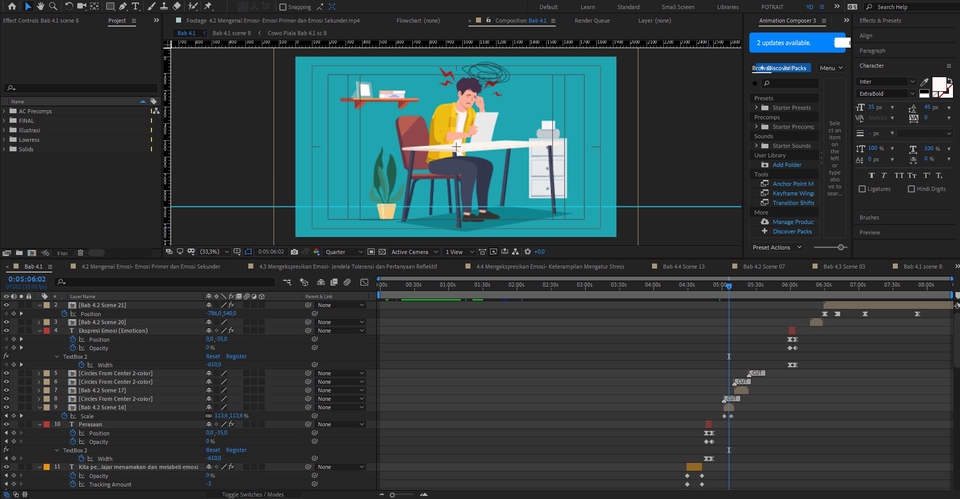 Jasa pembuatan animasi motion graphic untuk iklan, video explainer, tutorial, dan konten digital.