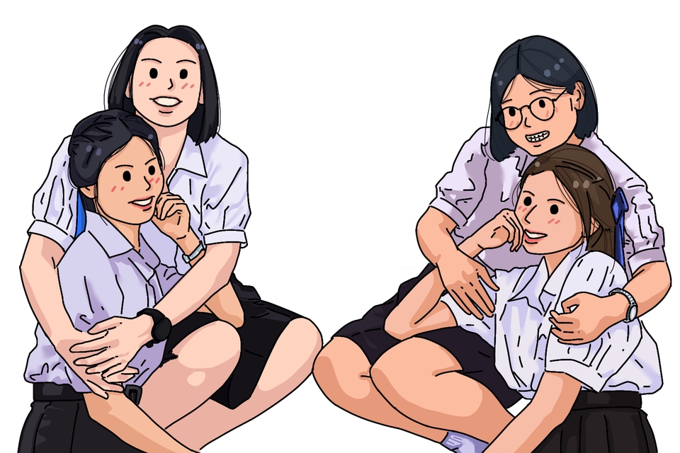 รับวาดรูปการ์ตูนอนิเมะสไตล์ญี่ปุ่นน่ารัก วาดรูปสาวสวยการ์ตูน ภาพวาดการ์ตูนกลุ่มเพื่อน วาดการ์ตูนจิบิ รับวาดรูปการ์ตูนราคาถูก