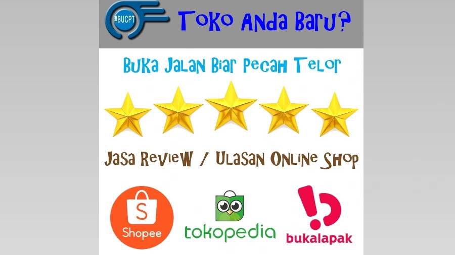 Memberi Review - Membuka jasa review cepat dengan memberikan ulasan positif dan rating bintang ⭐⭐⭐⭐⭐ - 1