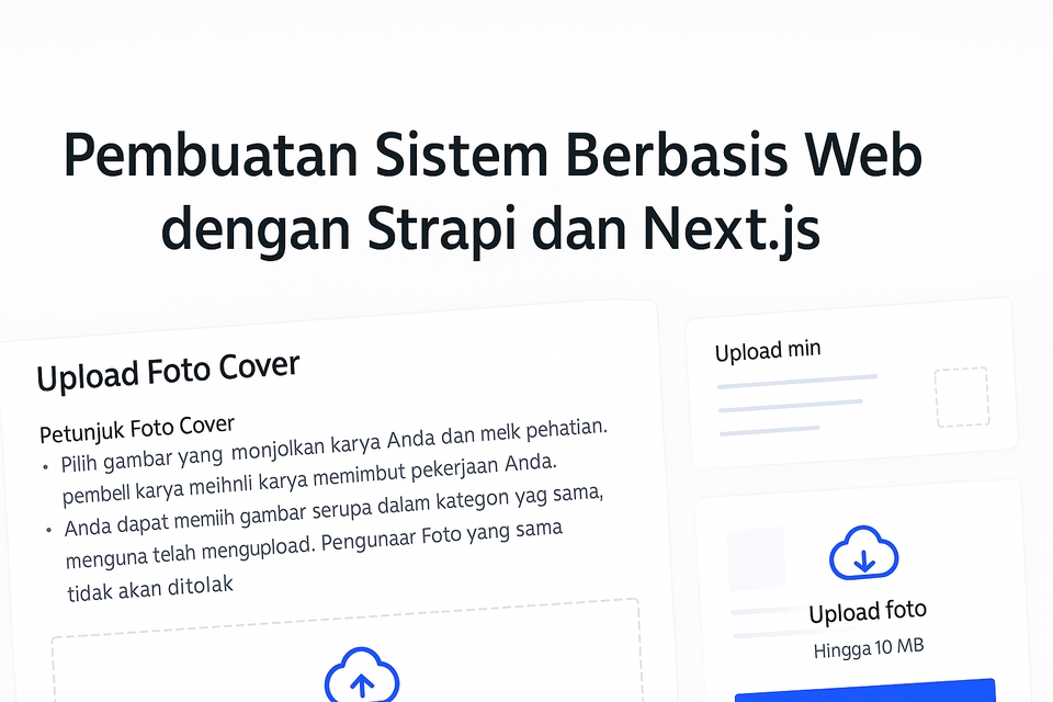 Jasa Pembuatan Website Profesional dengan Strapi dan Nextjs
