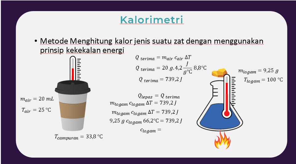 Belajar fisika online: memahami kalorimetri dan konsep kekekalan energi