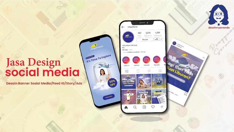 Banner Online - Desain Banner Sosial Media/Feed IG/Story IG - 1