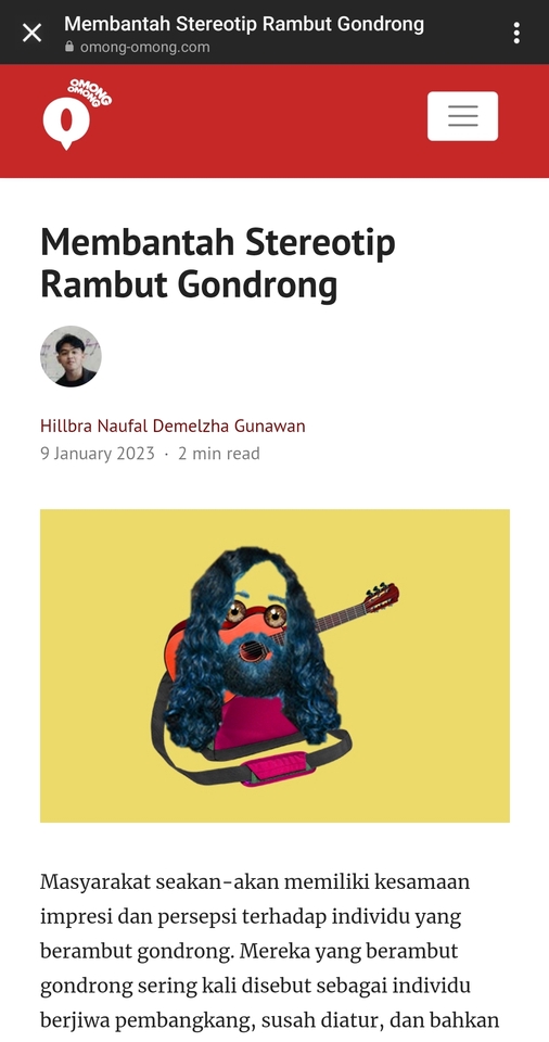 Pengetikan Umum - Kepenulisan Artikel, Esai, dan Opini - 8