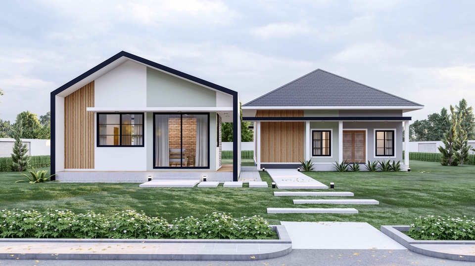 ออกแบบตกแต่งภายในและภายนอก - รับออกแบบ I ทำภาพ perspective Render - 26