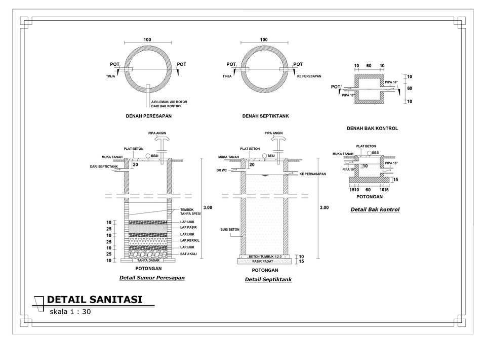 CAD Drawing - JASA GAMBAR 2D, 3D, RAB, IMB DLL - 17