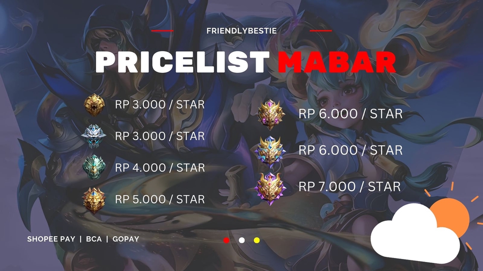 Jasa joki Mobile Legends: harga joki rank Mobile Legends,  joki Mobile Legends murah,  joki Mobile Legends terpercaya.