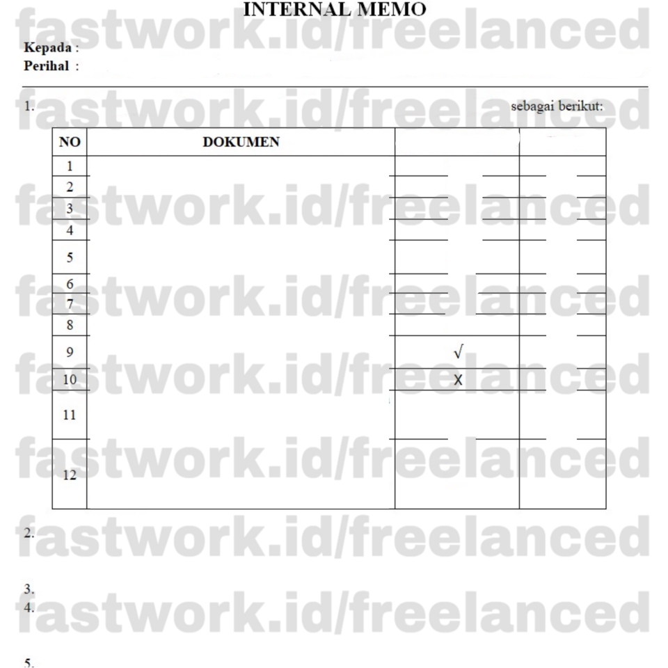 Hukum - Pembuatan Perjanjian/kontrak/Surat Menyurat (Drafting atau Review Perjanjian/MoU, dan lainnya) - 3