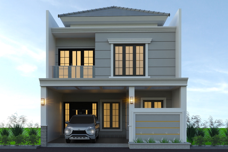 3D & Perspektif - Jasa Desain Rumah Arsitek 3D Rendering Visualisasi - 10