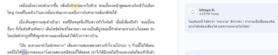 รับพิสูจน์อักษรภาษาไทย ตรวจคำผิดภาษาไทย ตรวจสอบไวยากรณ์ภาษาไทย