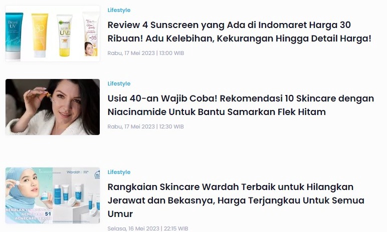 Penulisan Konten - Jasa Penulisan Artikel SEO Produk Kecantikan Sampai Publish di Portal Nasional - 4