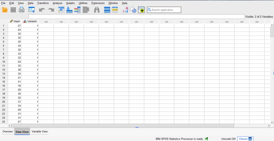 Analisis Data - Jasa Olah Data SPSS 1 hari jadi - 2