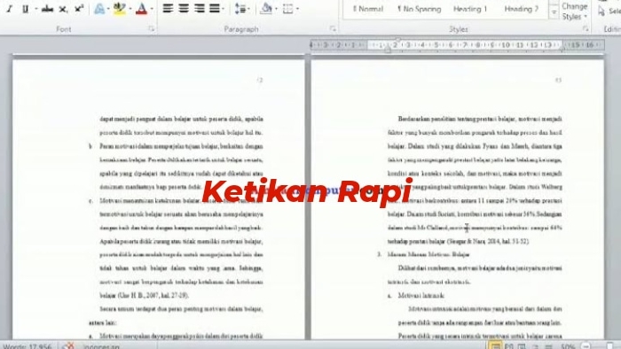 Pengetikan Umum - Jasa pengetikan Microsoft Word  (Express/ sehari jadi) - 1