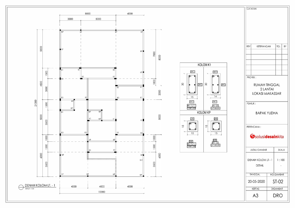 CAD Drawing - GAMBAR KERJA PROFESIONAL - 25