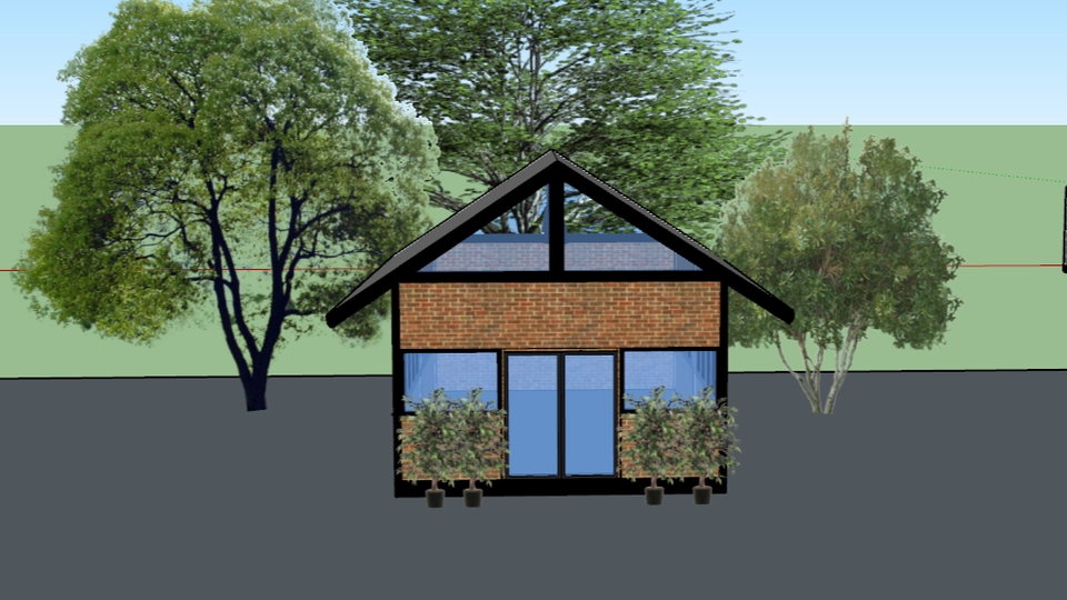 แบบบ้านชั้นเดียว สไตล์โมเดิร์น พร้อม boq ออกแบบบ้าน รับเขียนแบบบ้าน ราคาถูก