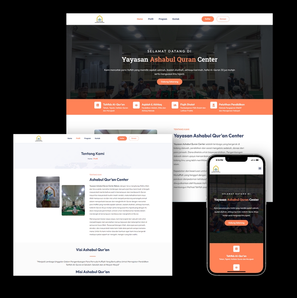 Jasa pembuatan website profesional dengan desain modern dan responsive untuk meningkatkan branding bisnis Anda.