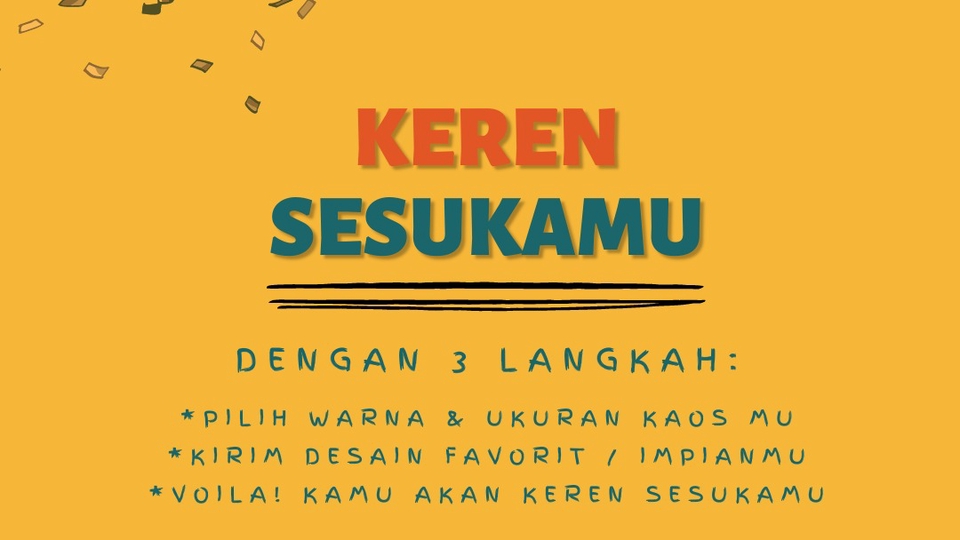 Desain Kaos & Motif - Buat kaos dengan desain sesukamu - 1