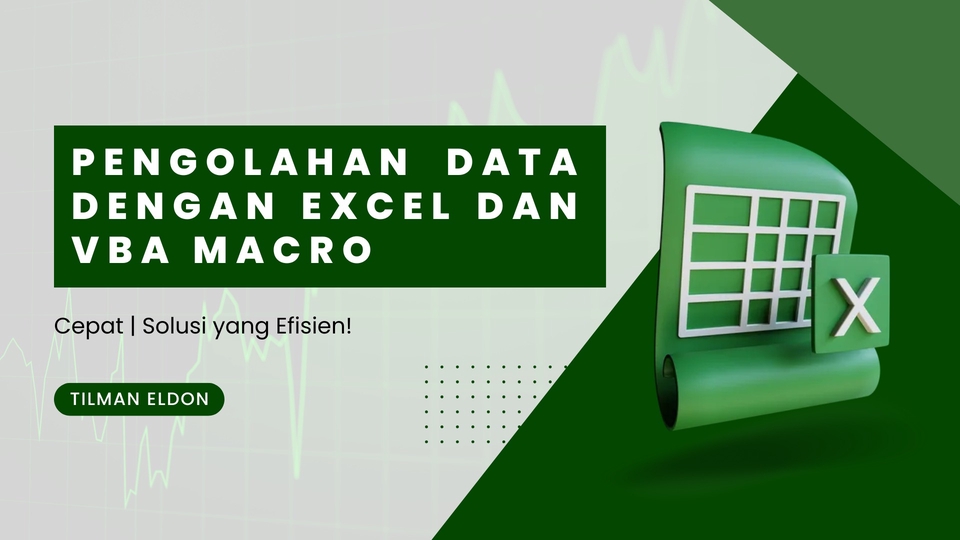 Jasa Menganalisis dan Olah Data Berbagai Cara - Pengolahan Data dengan Excel & VBA Macro