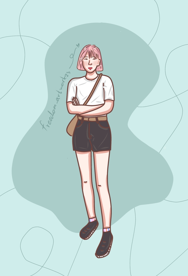 วาดภาพการ์ตูน - วาดภาพมินิมอล cute cute - 28