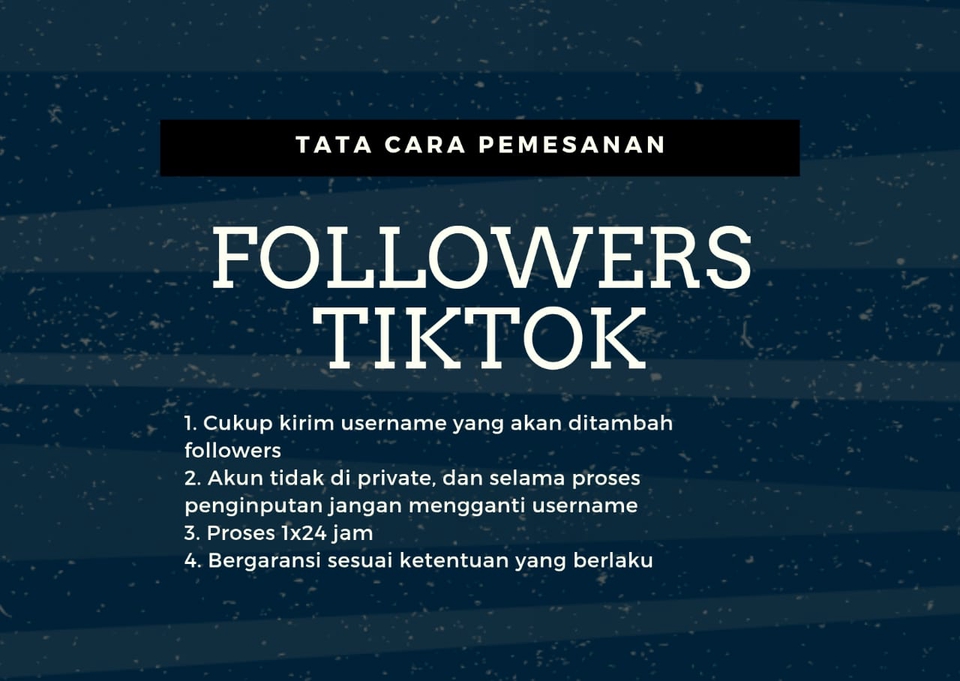 Jasa Tambah Followers TikTok Murah, Aman dan Cepat. Garansi 24 Jam.