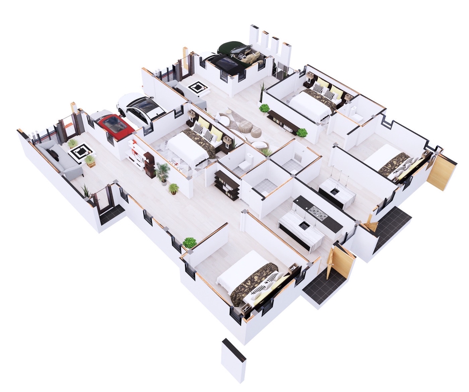 3D Perspective - บริการทำ 3D Perspective สำหรับงานนำเสนอ ทั้งภายใน/ภายนอกอาคาร ทุกประเภท - 7