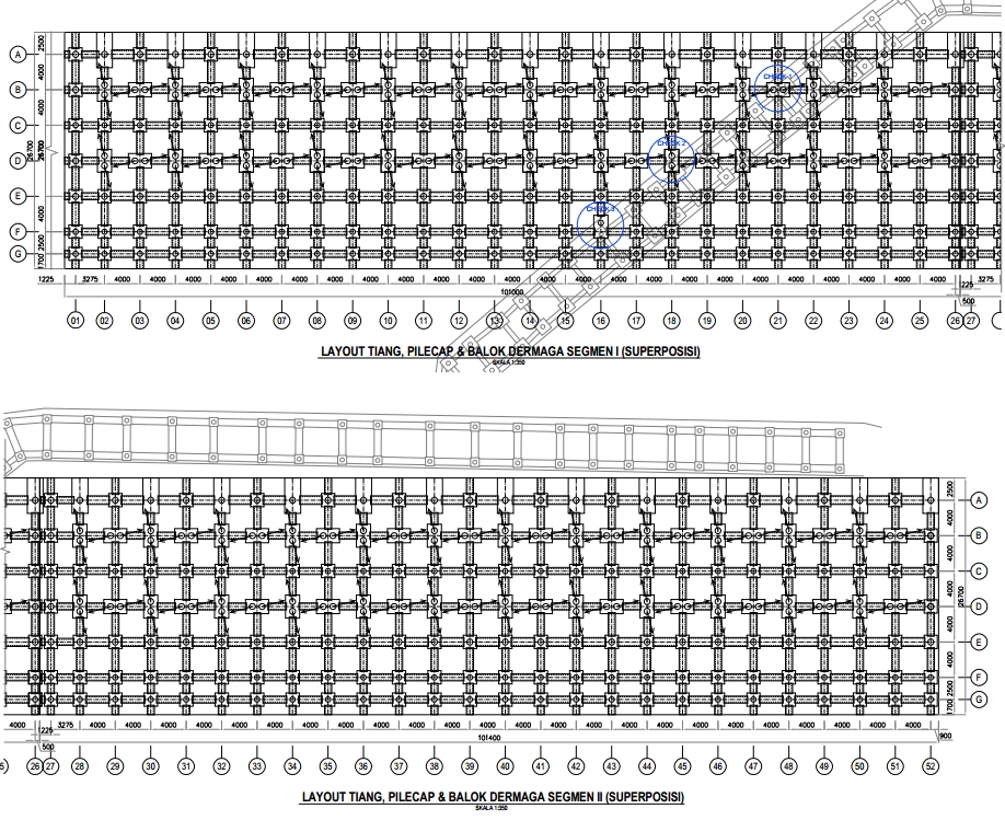 CAD Drawing - Jasa Gambar Dermaga Detail Engineering Design (DED) Jetty, Trestle, Container Yard dan Faspel - 18