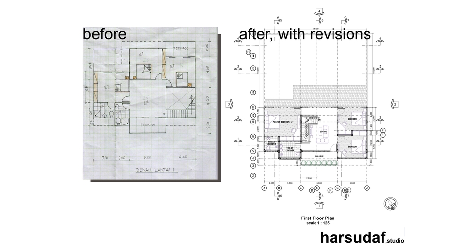 CAD Drawing - DENAH & TAMPAK ARSITEKTUR, cepat dan objektif - 3