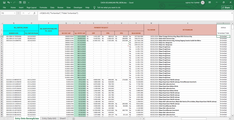 Jasa entry data excel terpercaya, input data akurat dan cepat. Layanan freelance entri data online.