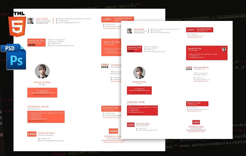 Desain Web - Pembuatan HTML Signature Modern - 3