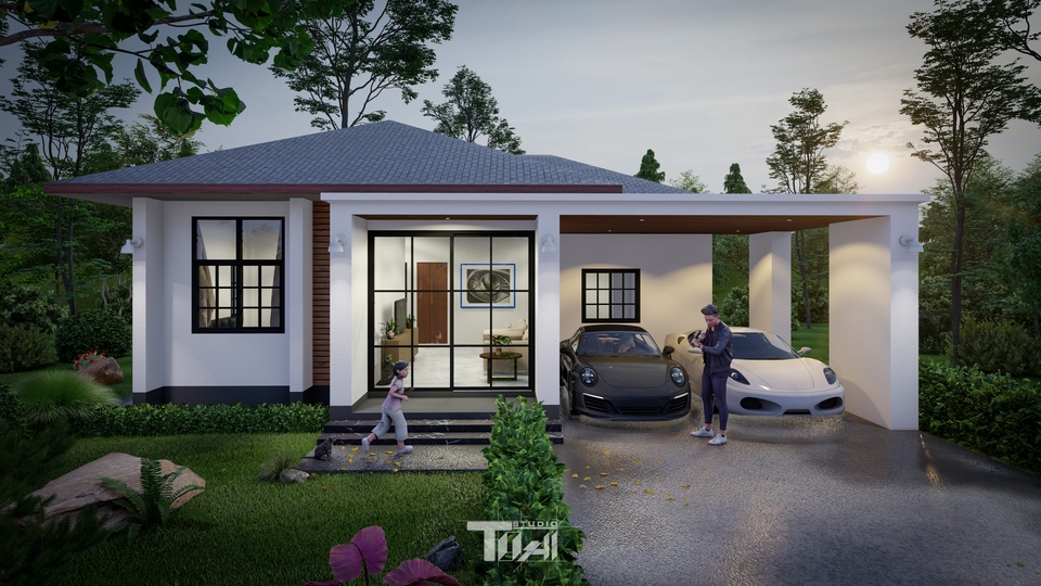 3D Perspective - รับทำภาพ3D Perspective ภายนอก,ภายใน,หรือมุมที่ต้องการ - 13