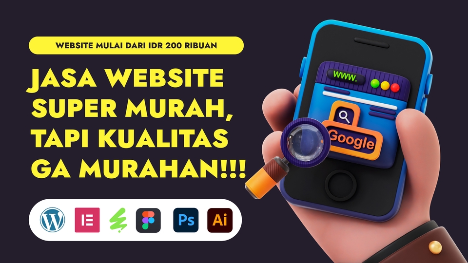 Jasa Pembuatan Website Terbaik dan Profesional - Jasa Website Landing Page & Company Profile Wordpress Murah & Berkualitas