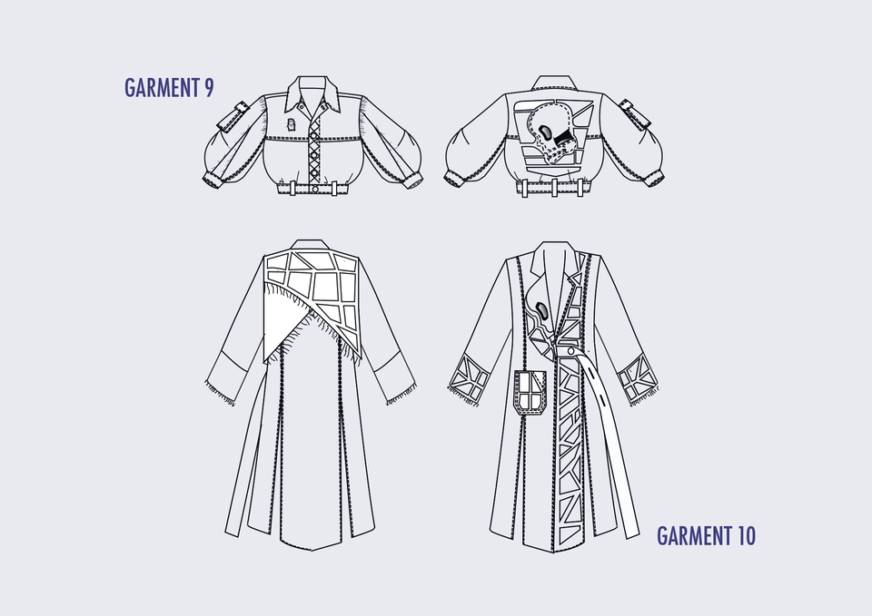 Desain Kaos & Motif - TECHNICAL DRAWING BAJU ANAK, DEWASA WANITA & PRIA - 12