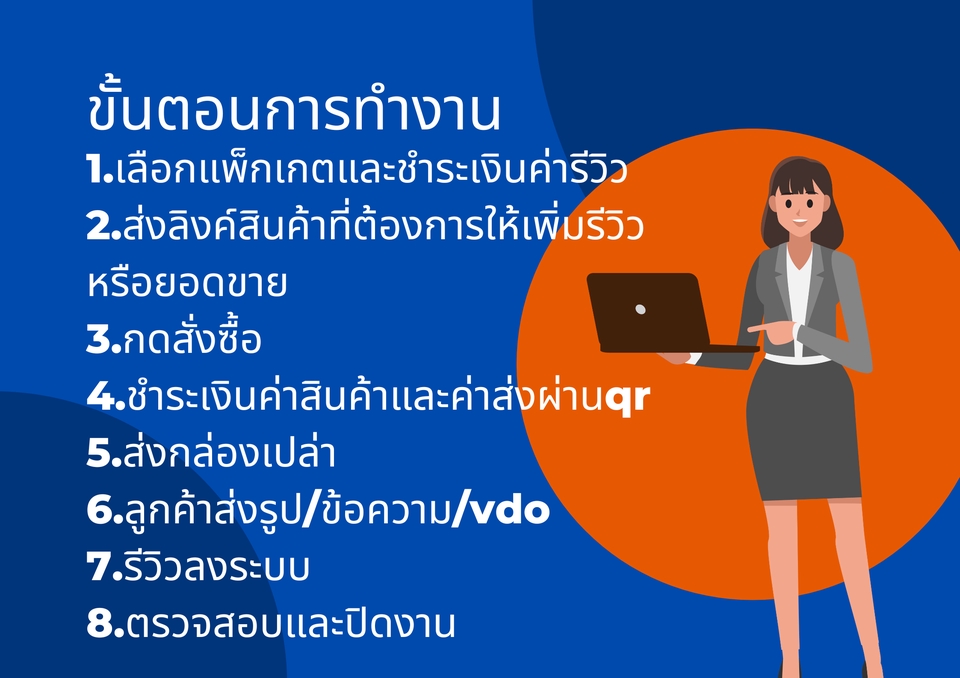 เขียนรีวิว - รับรีวิวสินค้าและเพิ่มยอดขาย ทั้ง lazada และ shopee - 4