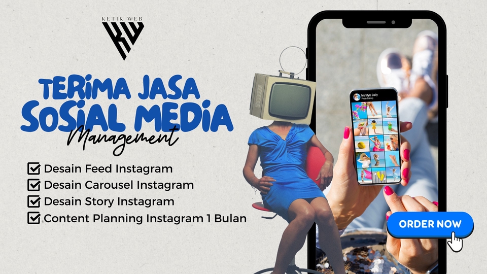Jasa Desain Banner Social Media untuk Percantik Feed Anda - JASA 1 HARI JADI DESAIN INSTAGRAM (SOSIAL MEDIA MANAGEMENT)