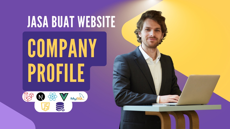 Jasa pembuatan website company profile untuk perusahaan di Indonesia dengan desain website yang profesional dan modern.