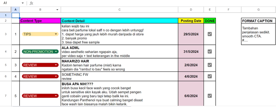 Digital Marketing - Content Plan Usaha/Bisnis - 2