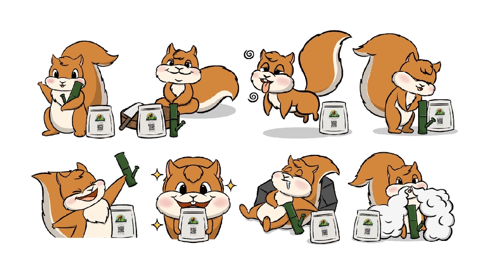ออกแบบ Character & Mascot - ออกแบบมาสคอต คาแรคเตอร์แนวน่ารัก กวนๆ - 13