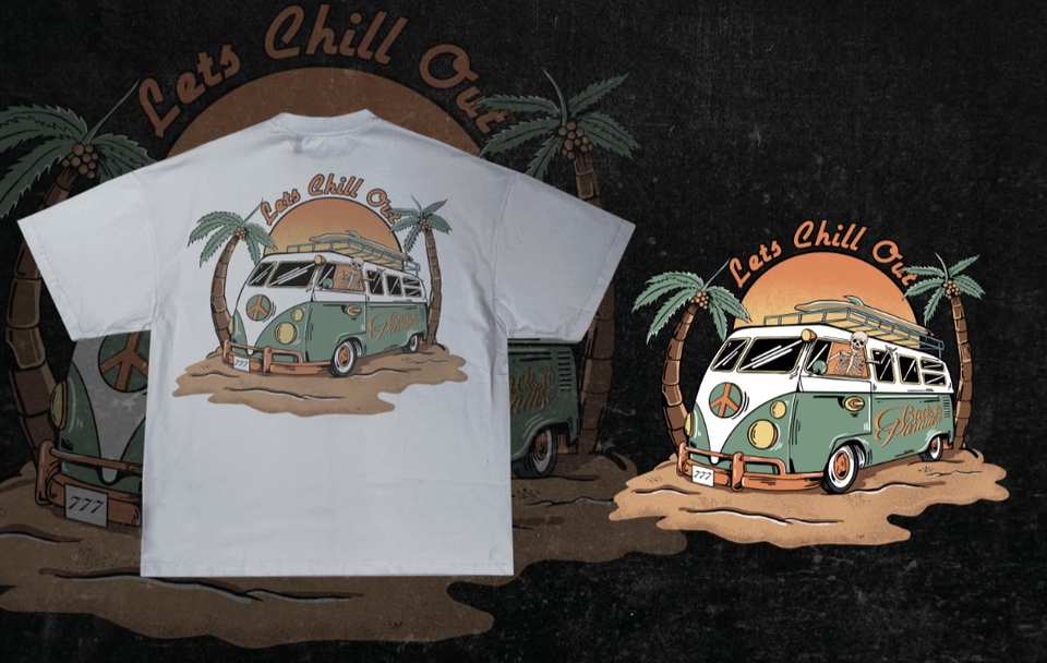 Desain Kaos & Motif - DESAIN ILLUSTRASI CLOTHINHG DAN MERCHANDISE - 4