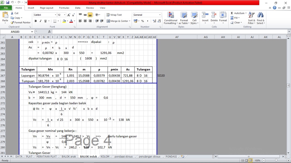CAD Drawing - Jasa Perhitungan Struktur untuk Lampiran IMB - 8