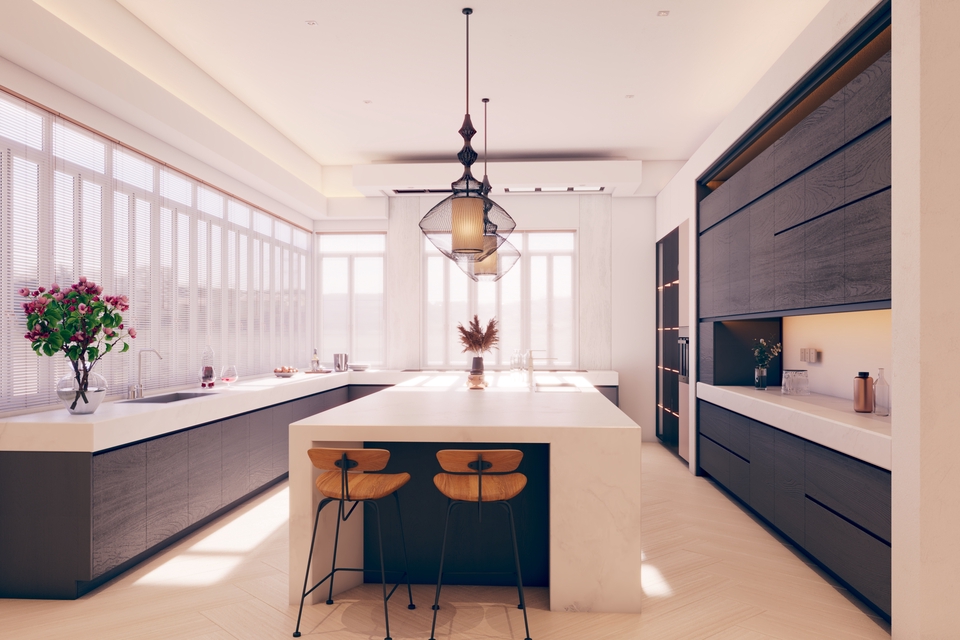 3D Perspective - ออกแบบ ทำภาพ 3D Perspective งานภายใน Interior - 18