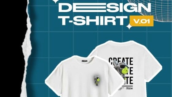 Desain Kaos & Motif - Trendy t-shirt design services - 1